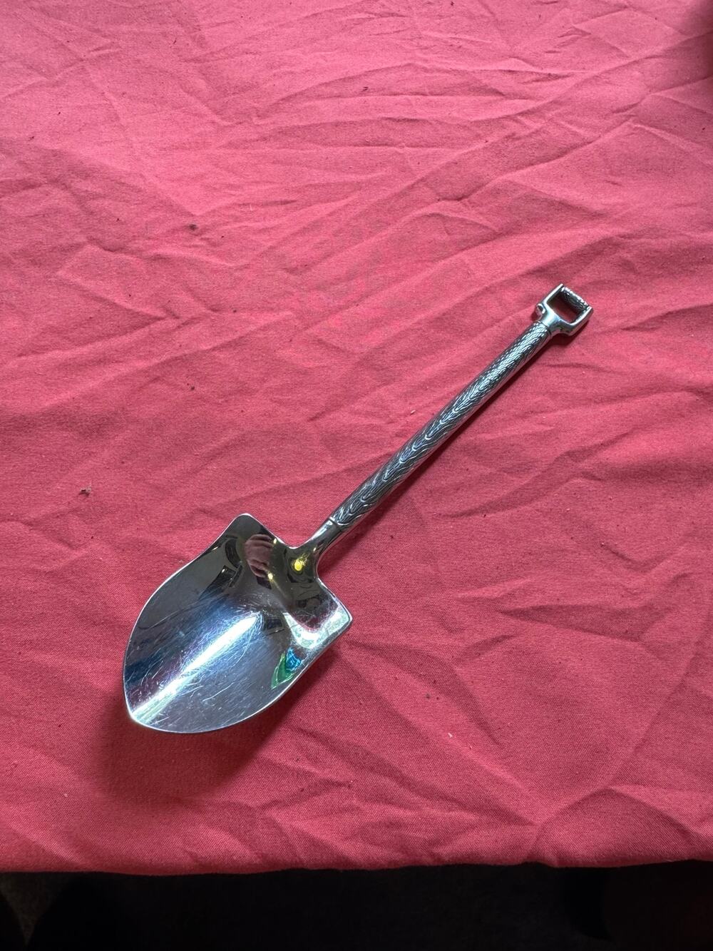 Vintage Yamazaki "Dig In Jelly Sandwich" Shovel Place Spoon 7.25" JapanStainless
